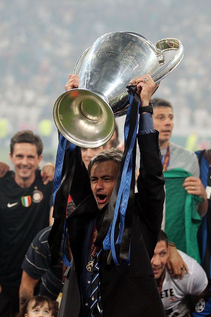 Jose Mourinho saat memenangi Liga Champions bersama Inter Milan