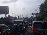 H Lebaran Sejumlah Titik Di Kawasan Puncak Bogor Macet Sore Ini