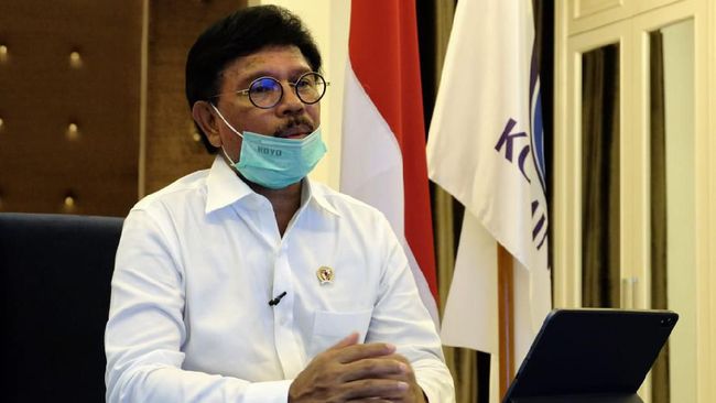 Menteri Komunikasi dan Informatika Johnny G Plate