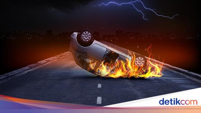 Ada Mobil Terbakar di Tol MBZ Arah Bandung, Lalu Lintas Macet