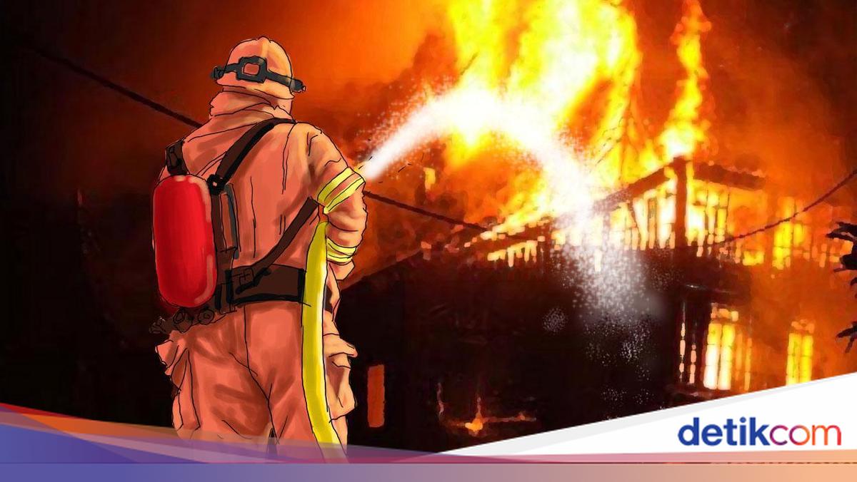 Kebakaran di Asrama Polri Ciledug, 20 Rumah Terbakar