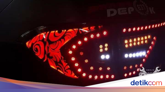 Kerennya Lampu Belakang Honda BR-V Bergaya Batik