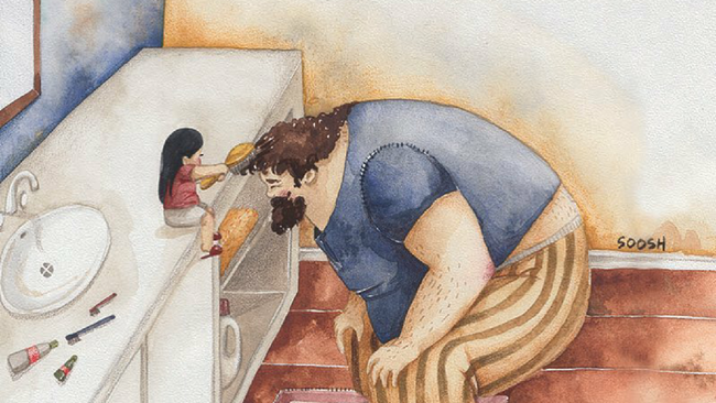 Ilustrasi Sosok Ayah Ini Bikin Kita Makin Sayang Sama Suami