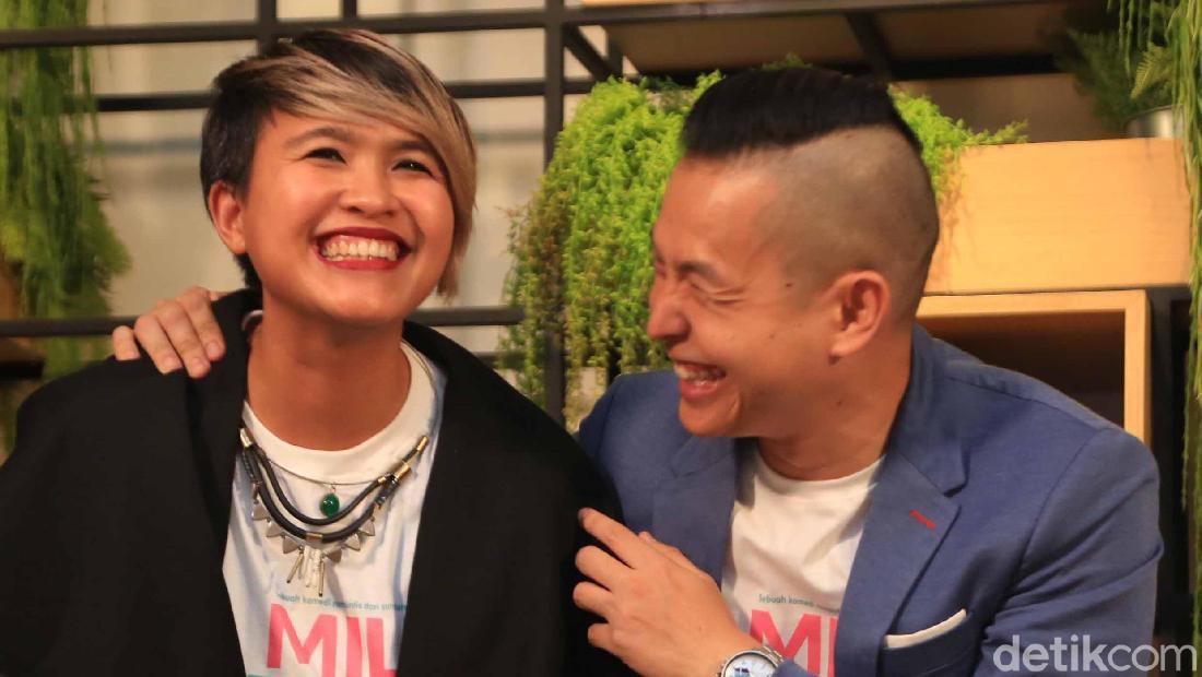 Wajah Istri Dicibir Ernest Prakasa Mengaku Beruntung Beri Jawaban Bijak