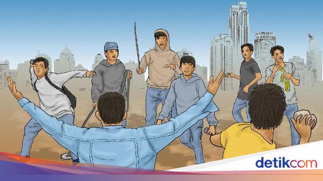 Tawuran ABG di Hari Pertama 2025 di Jakpus Dibubarkan Polisi