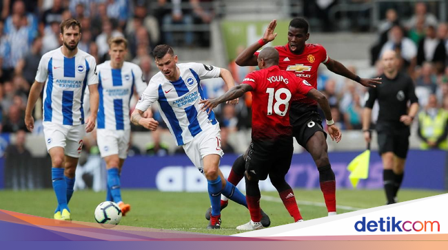 Hasil Liga Inggris: MU Dipermalukan Brighton 2-3