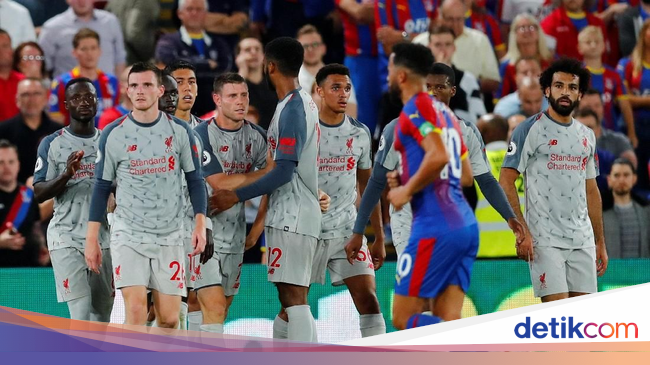 Hasil Liga Inggris: Liverpool Bekuk Crystal Palace 2-0