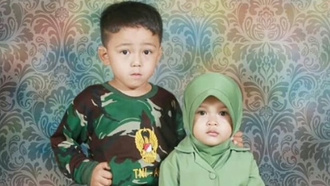 Rayakan HUT TNI, Intip 7 Foto Imut Anak-anak Berpakaian 