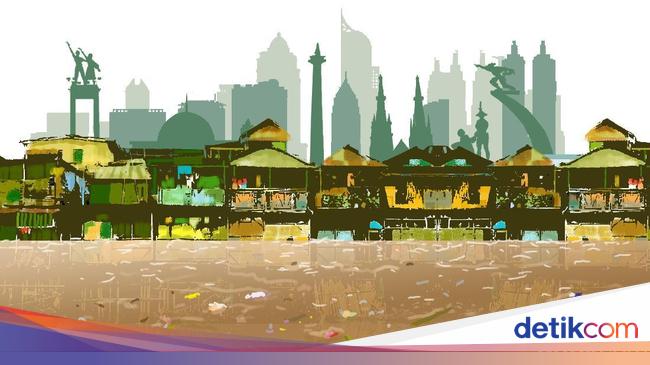 Jl Boulevard Kelapa Gading Banjir Pagi Ini, Motor Tak Bisa Melintas