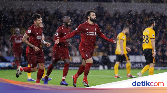 Hasil Liga Inggris: Liverpool Kalahkan Wolverhampton 2-0