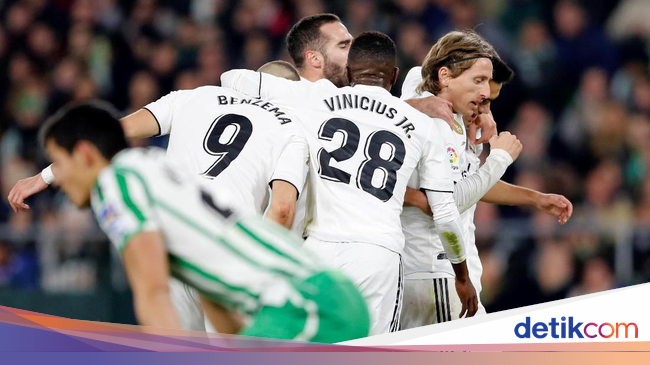 Hasil Liga Spanyol: Madrid Kalahkan Betis 2-1
