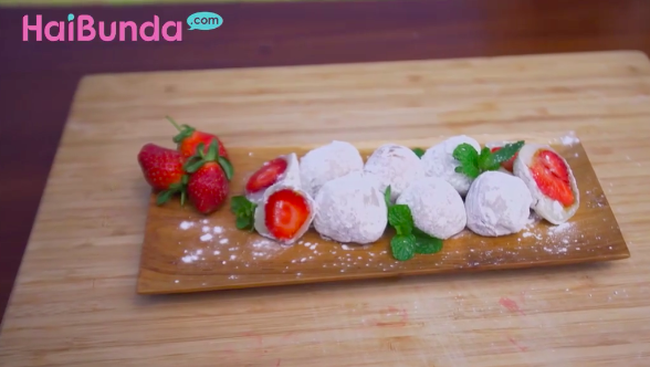  Resep  Mochi Strawberry Dessert Kenyal Manis Segar di Mulut