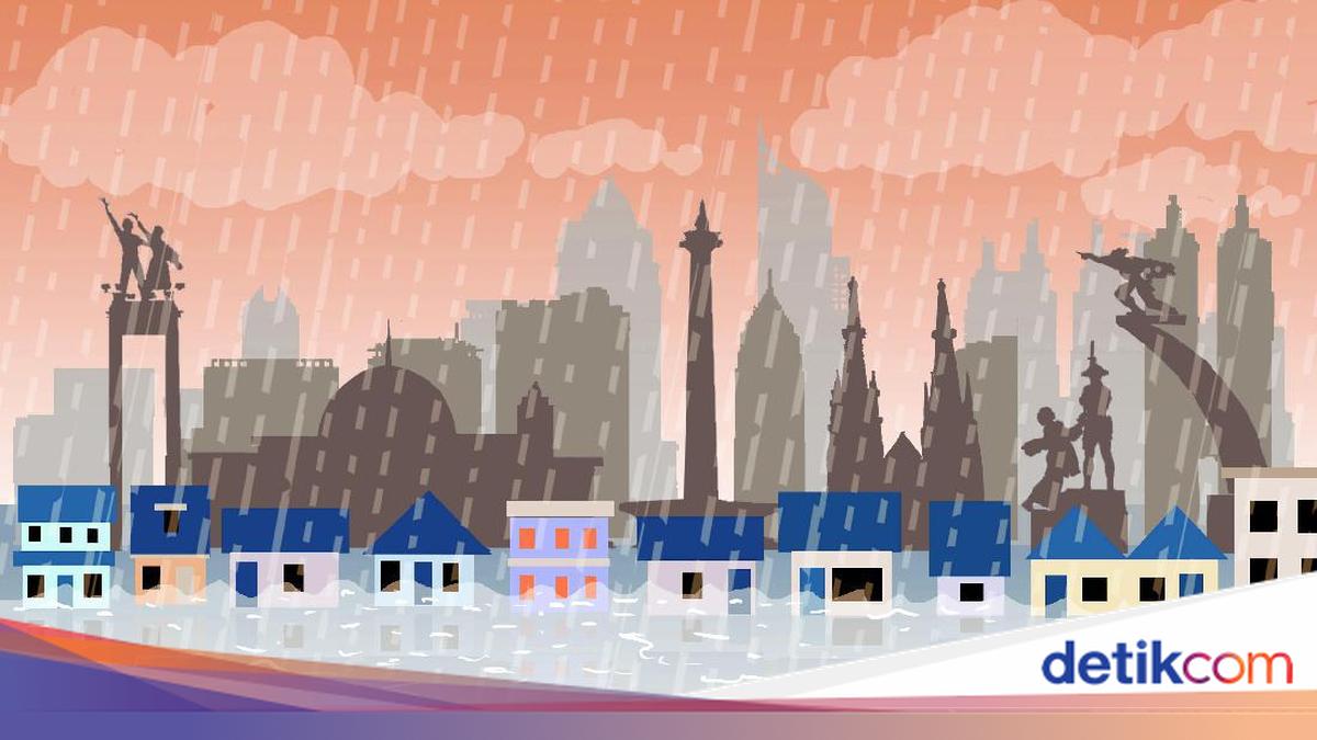 17 RT di Jakarta Masih Banjir Siang Ini, Ketinggian Air Capai 1,2 Meter