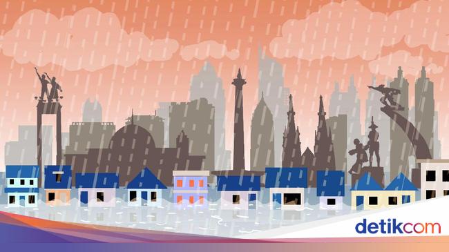 Masih Ada 29 RT dan 2 Jalan Tergenang di Jakarta hingga Pagi Ini