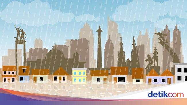 Banjir Masih Rendam 24 RT di Jakarta, Ketinggian Air Capai 170 Cm