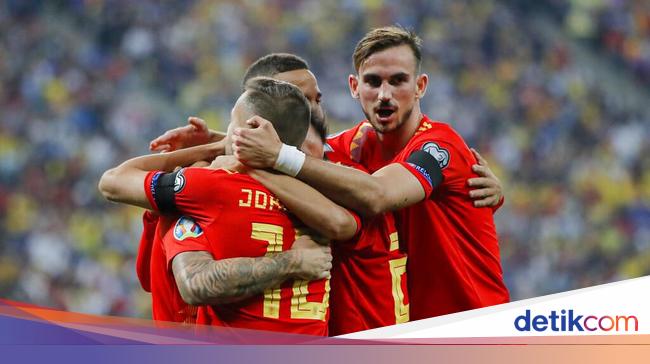 Hasil Kualifikasi Piala Eropa 2020 Spanyol Tundukkan Rumania 2 1