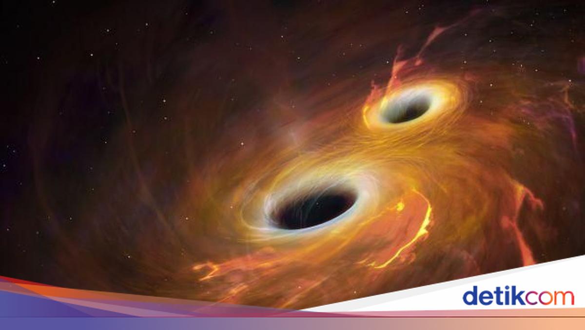 100 Tahun Lagi Dua Lubang Hitam Raksasa Bertabrakan, Bumi Terdampak?
