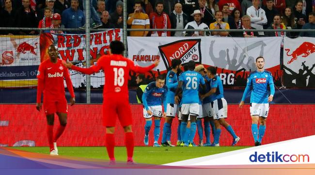 Hasil Liga Champions Sengit Napoli Taklukkan Salzburg 3 2