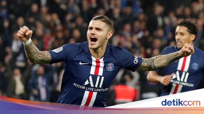 Icardi Dua Gol Psg Berpesta Di Le Classique