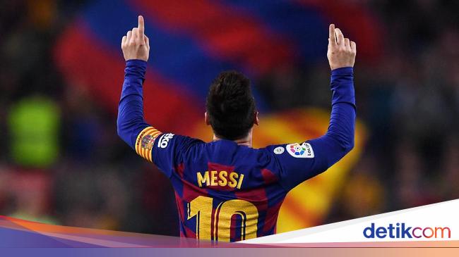 50 Gol Tendangan Bebas dan Sederet Rekor Messi Usai Bobol Gawang Valladolid - detikSport