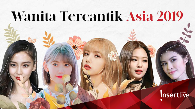 Infografis 5 Wanita Tercantik Asia 2019