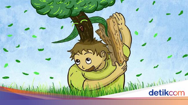 Pohon Tumbuh Di Atas Kepala