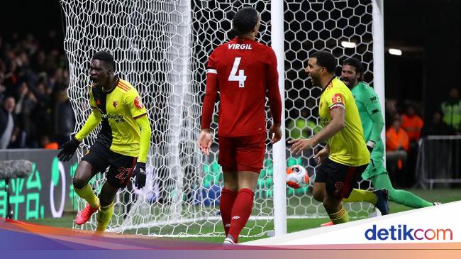 Watford vs Liverpool: The Reds Kalah Memalukan 0-3 - detikSport