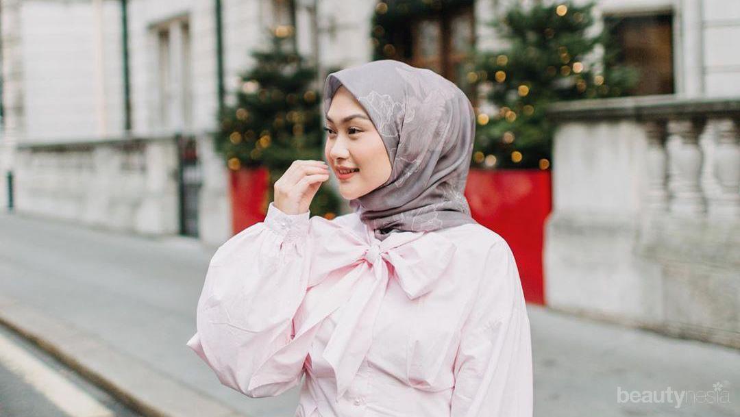 Style Hijabers Padupadan Atasan Model Lengan Balon Yang Cantik Dipakai Saat Lebaran