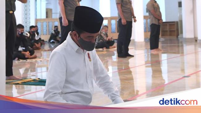 Jokowi Salat Id di Semarang, Ma'ruf Amin di Istiqlal