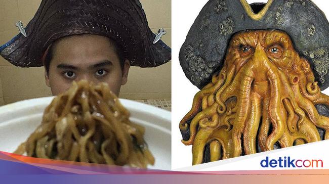 Gaya Kocak Selebgram Thailand Yang Cosplay Jadi Berbagai Makanan Foto 2