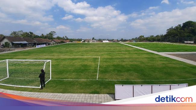 Keren Ada Lapangan Standar Internasional Di Desa Lereng Merapi