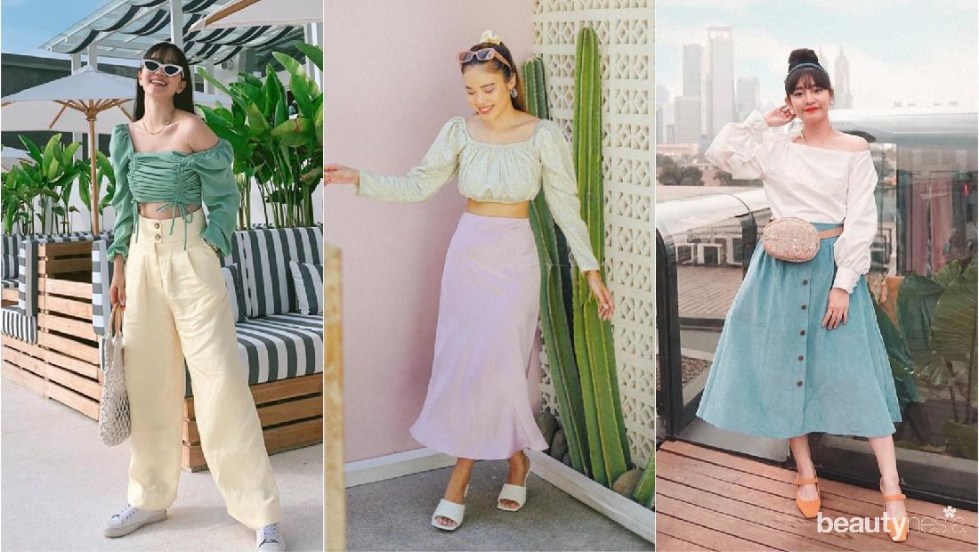 7 Inspirasi Gaya Summer dengan Atasan Puff-Sleeve