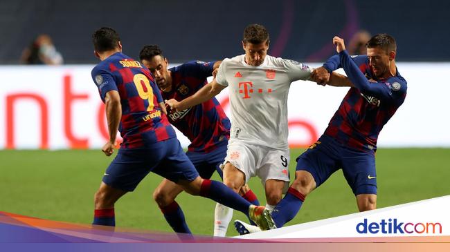 8 Gol Bayern Vs 7 Tembakan Barcelona