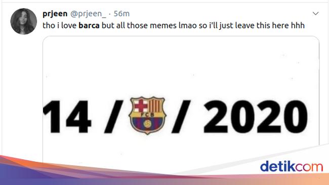Kocak Meme Barcelona Yang Dilumat Habis Habisan Bayern Munich