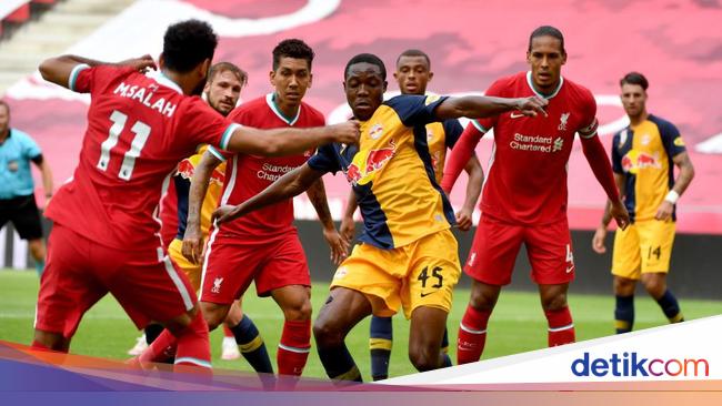 Laga Uji Coba Liverpool Ditahan Imbang Rb Salzburg 2 2