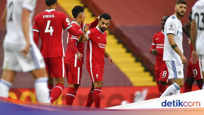 Liverpool Vs Leeds Salah Hat Trick The Reds Menang 4 3