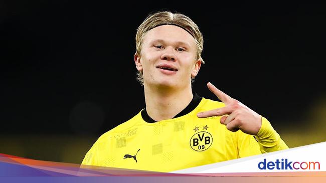 1 Sampai 75, Ini Rapor Erling Haaland di Dortmund Tahun 2020