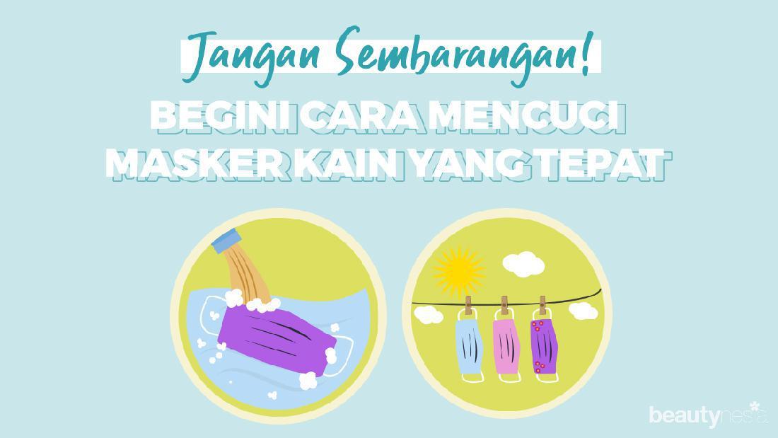 Cara Mencuci Masker Kain Yang Benar