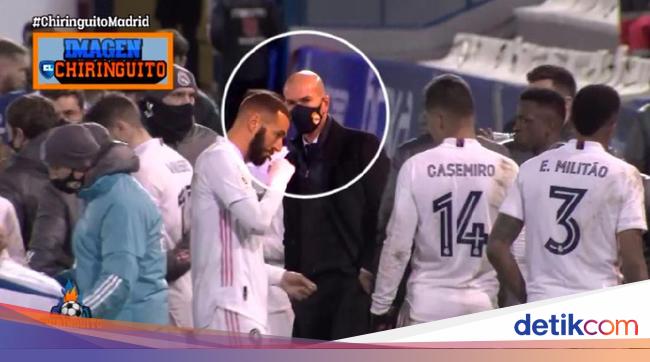 Recorded on camera!  Zidane’s face resigned, Marcelo Isco laughs