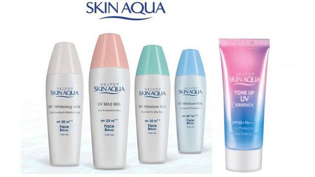 sunscreen skin aqua