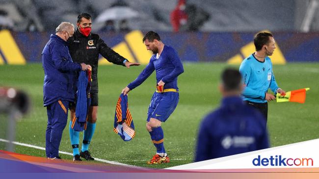 Messi Shivering During El Clasico, Hands Until Shaking!