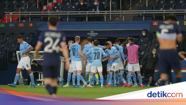 Psg Vs Man City Comeback Citizens Menang 2 1