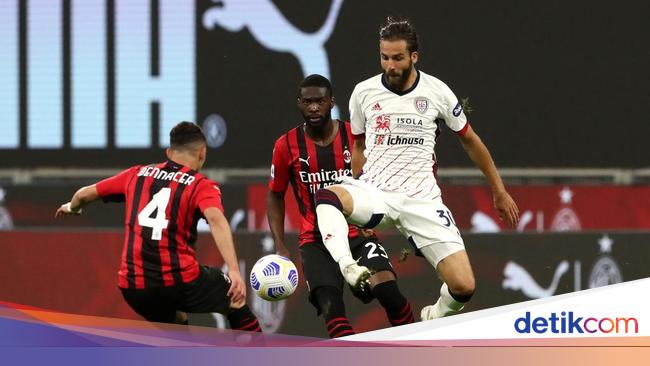 Milan Vs Cagliari Rossoneri Tertahan 0 0