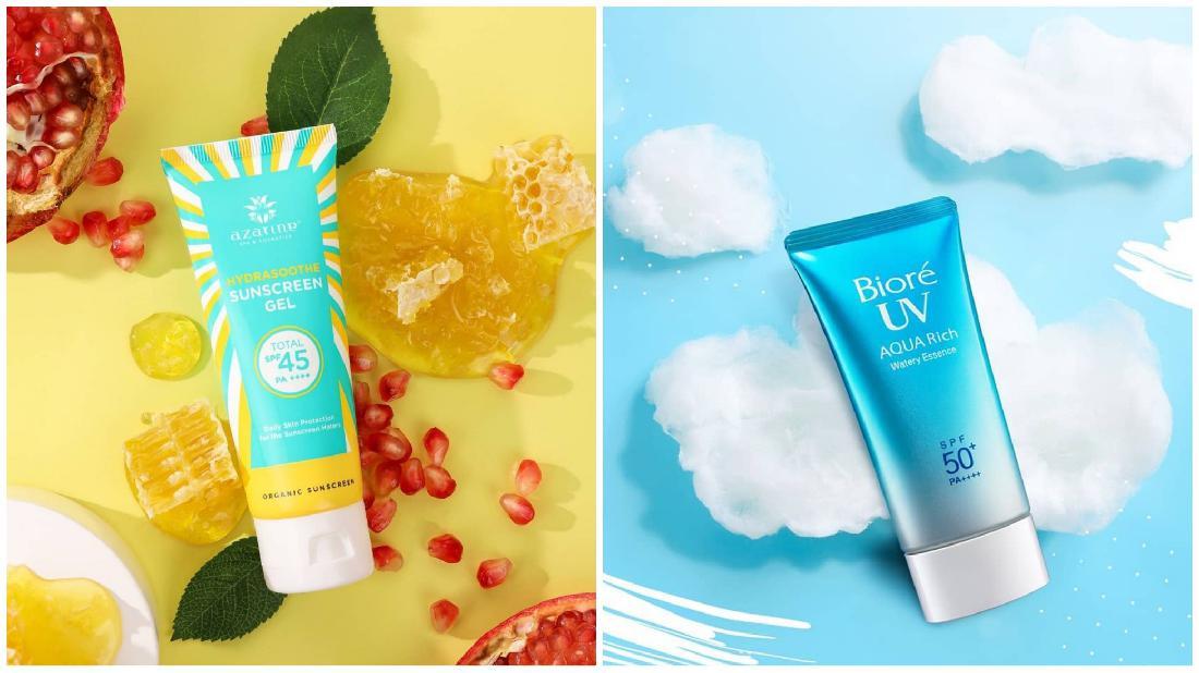 Sunscreen Azarine Hydrasoothe Sunscreen Gel Mirip Biore Aqua Rich Cari Perbandingannya Di Sini