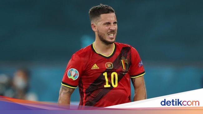 Injured, Eden Hazard will not leave the Belgium squad at Euro 2020