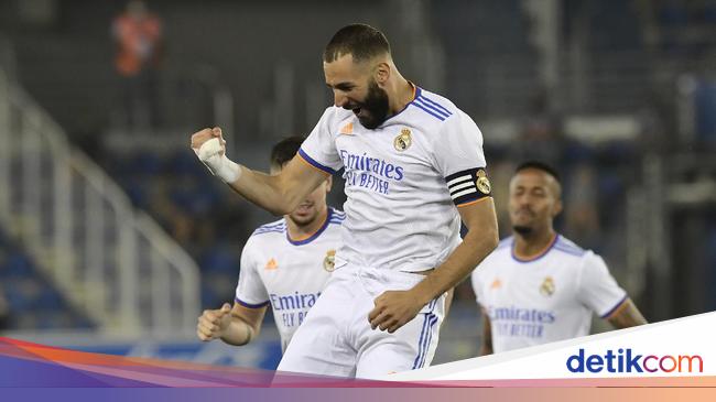 Benzema Two Goals, El Real Win 4-1