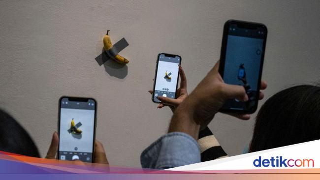 Karya Seni Pisang Dilakban Tidak Plagiat, Ide Orisinil dari Maurizio Cattelan