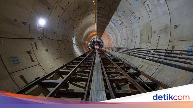 Tersambung, Pembangunan Stasiun MRT Thamrin ke Monas Capai 51%,