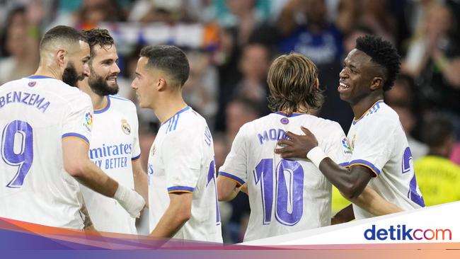 Los Blancos Pesta 6-0, Vinicius Hat-trick