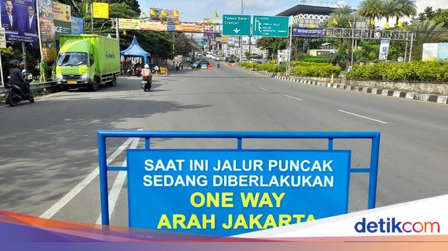 One Way Arah Jakarta Berlaku, Kendaraan Menuju Puncak Disetop Sementara